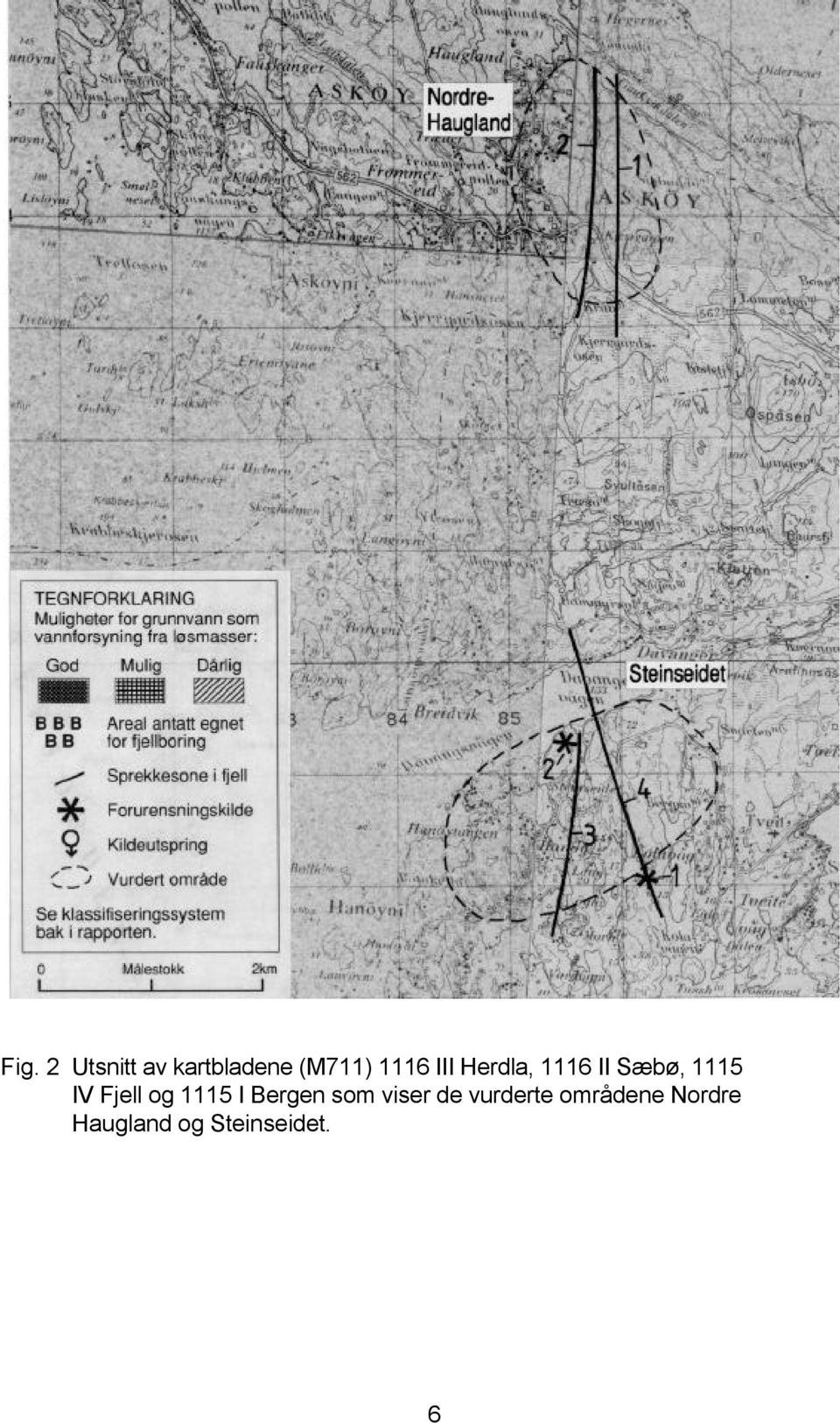 Fjell og 1115 I Bergen som viser de