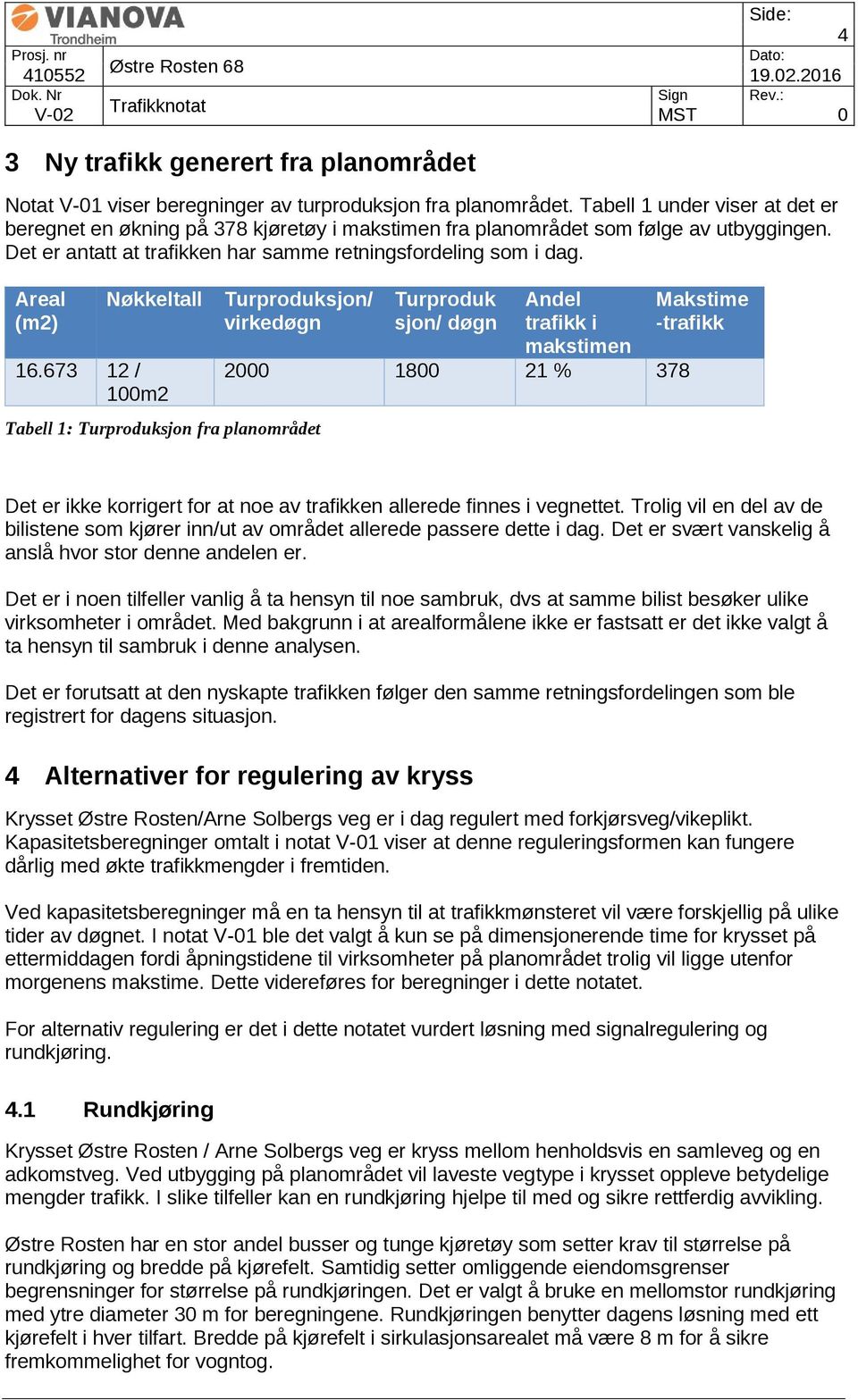 Areal (m2) Nøkkeltall 16.