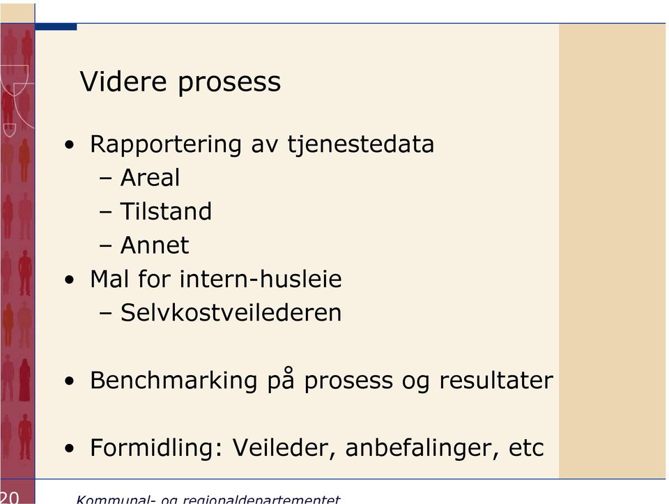 Selvkostveilederen Benchmarking på prosess og