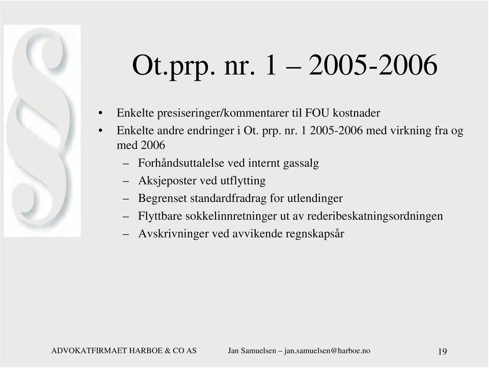 Ot. prp. nr.