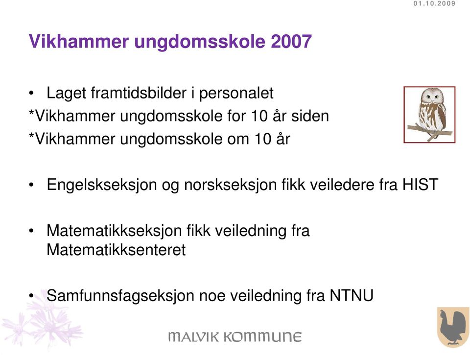 Engelskseksjon og norskseksjon fikk veiledere fra HIST Matematikkseksjon