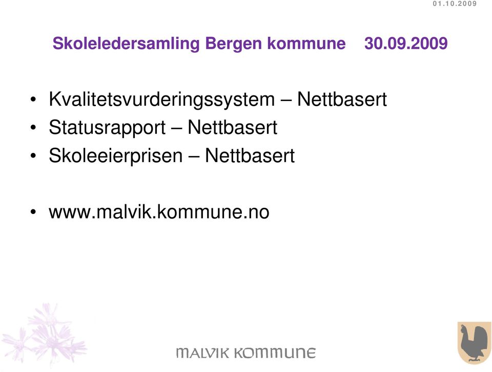 Nettbasert Statusrapport Nettbasert