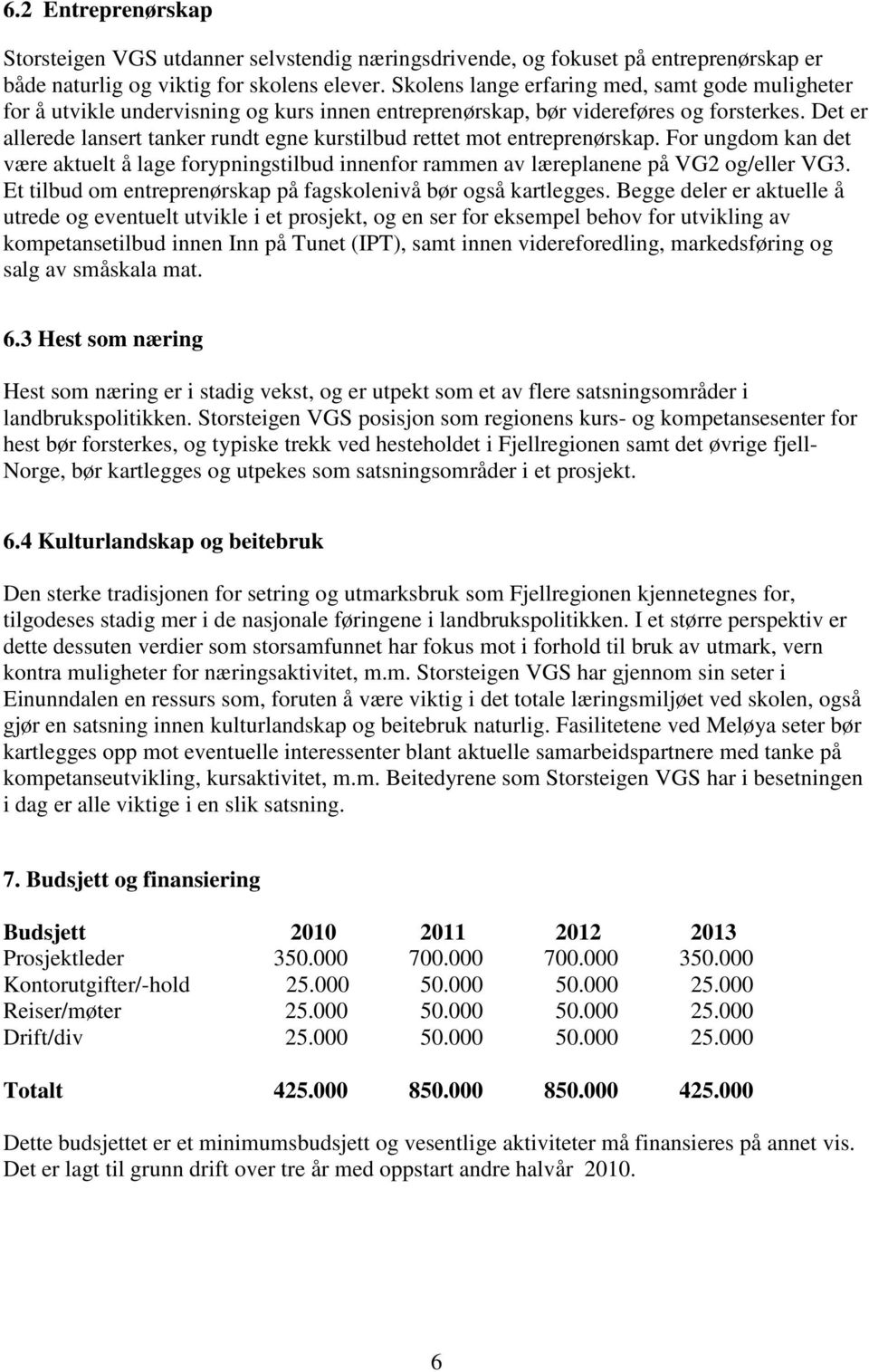 Det er allerede lansert tanker rundt egne kurstilbud rettet mot entreprenørskap. For ungdom kan det være aktuelt å lage forypningstilbud innenfor rammen av læreplanene på VG2 og/eller VG3.