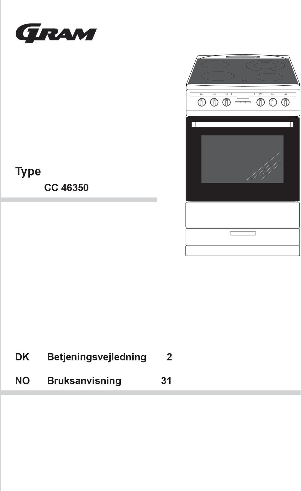 Type CC DK Betjeningsvejledning 2. NO Bruksanvisning 31 - PDF Gratis  nedlasting