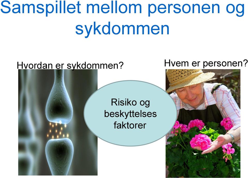 sykdommen? Hvem er personen?