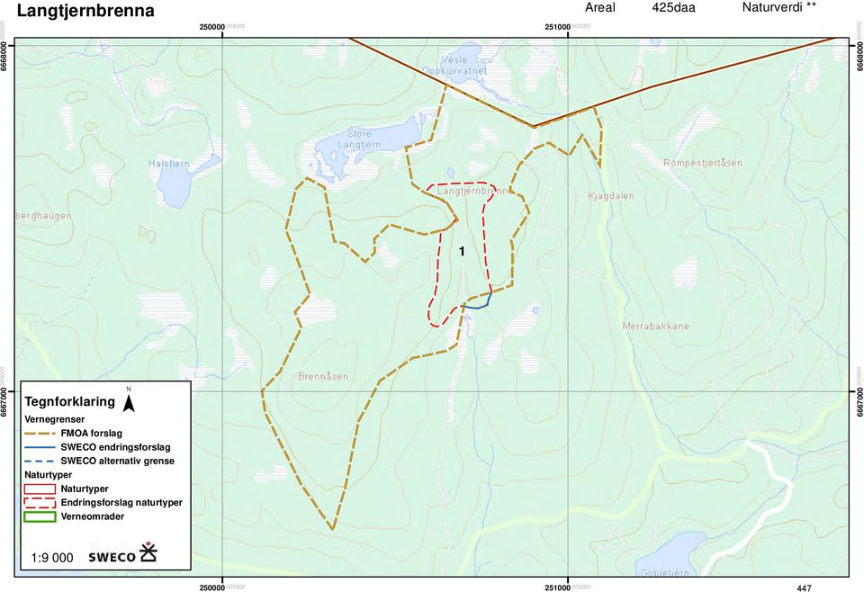 000000 FMOA forslag SWECO endringsforslag SWECO alternativ grense Naturtyper