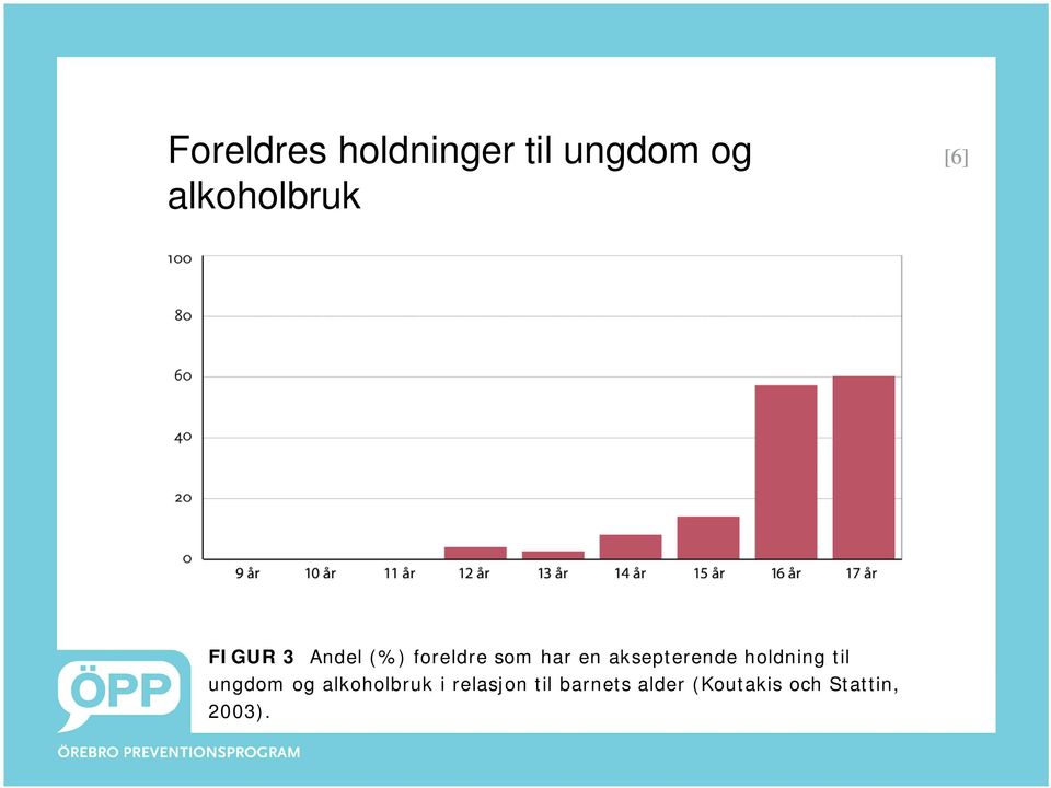 aksepterende holdning til ungdom og alkoholbruk