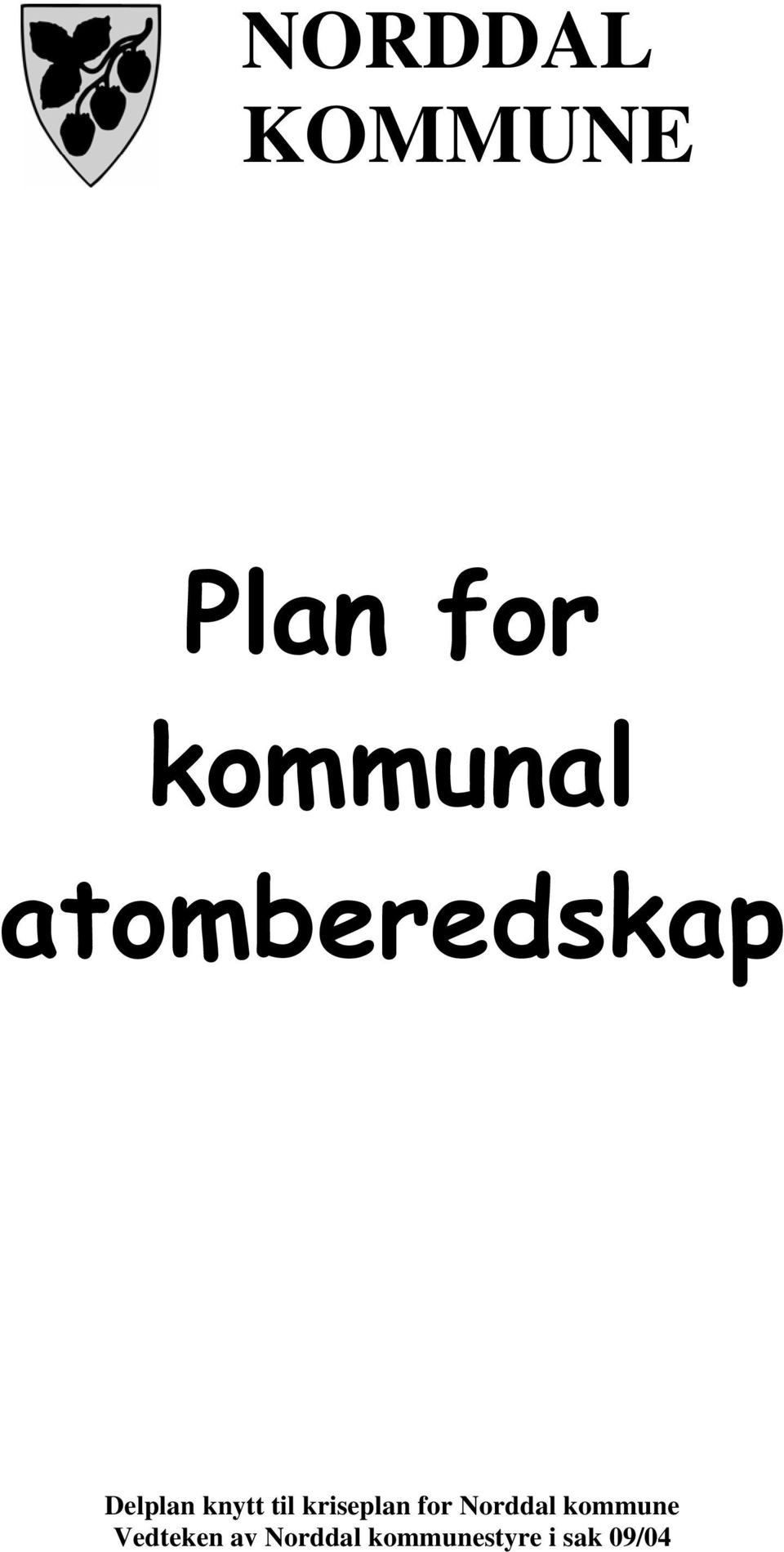 kriseplan for Norddal kommune