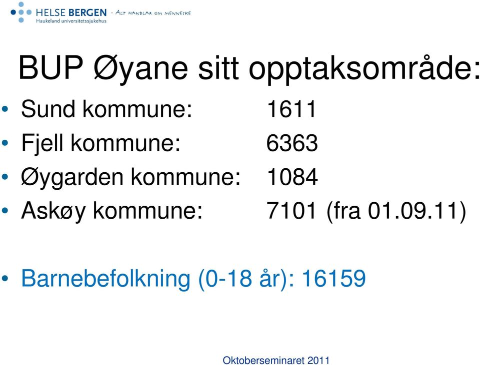 Øygarden kommune: 1084 Askøy kommune: