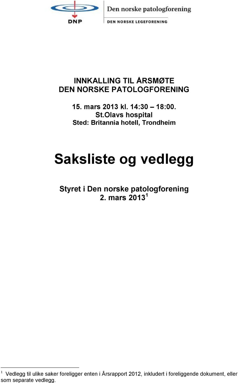 Den norske patologforening 2.