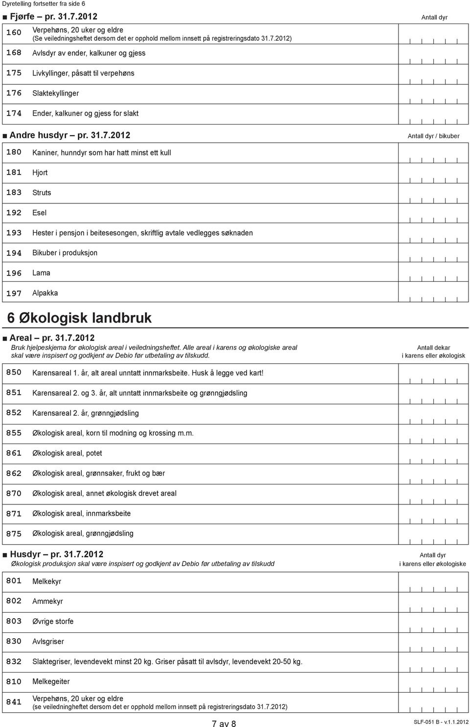 2012) Avlsdyr av ender, kalkuner og gjess 175