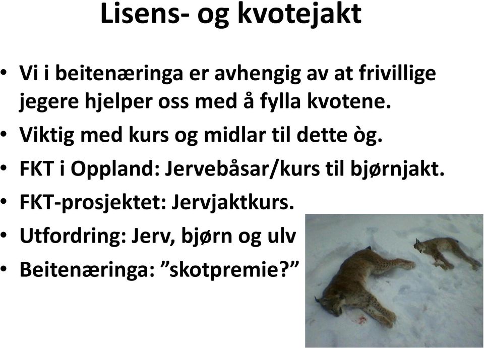 Viktig med kurs og midlar til dette òg.