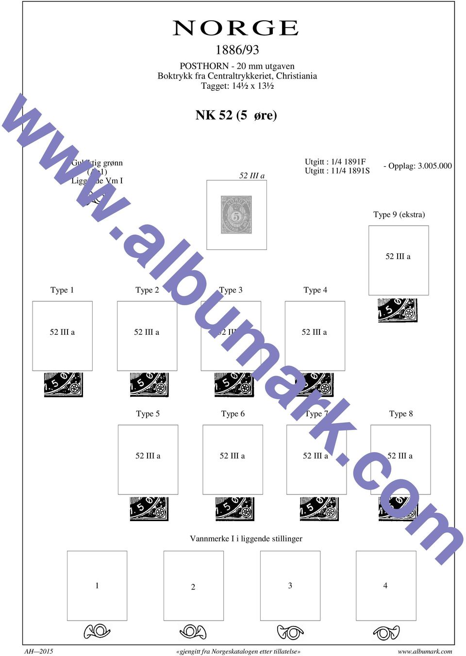 000 Type 9 (ekstra) 52 III a 52 III a 52 III a 52 III a 52