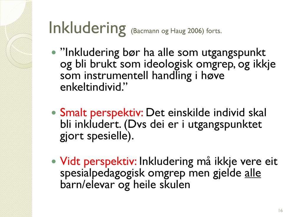 instrumentell handling i høve enkeltindivid.