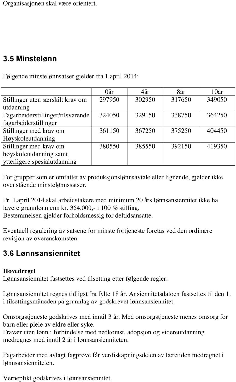 ytterligere spesialutdanning 0år 4år 8år 10år 297950 302950 317650 349050 324050 329150 338750 364250 361150 367250 375250 404450 380550 385550 392150 419350 For grupper som er omfattet av