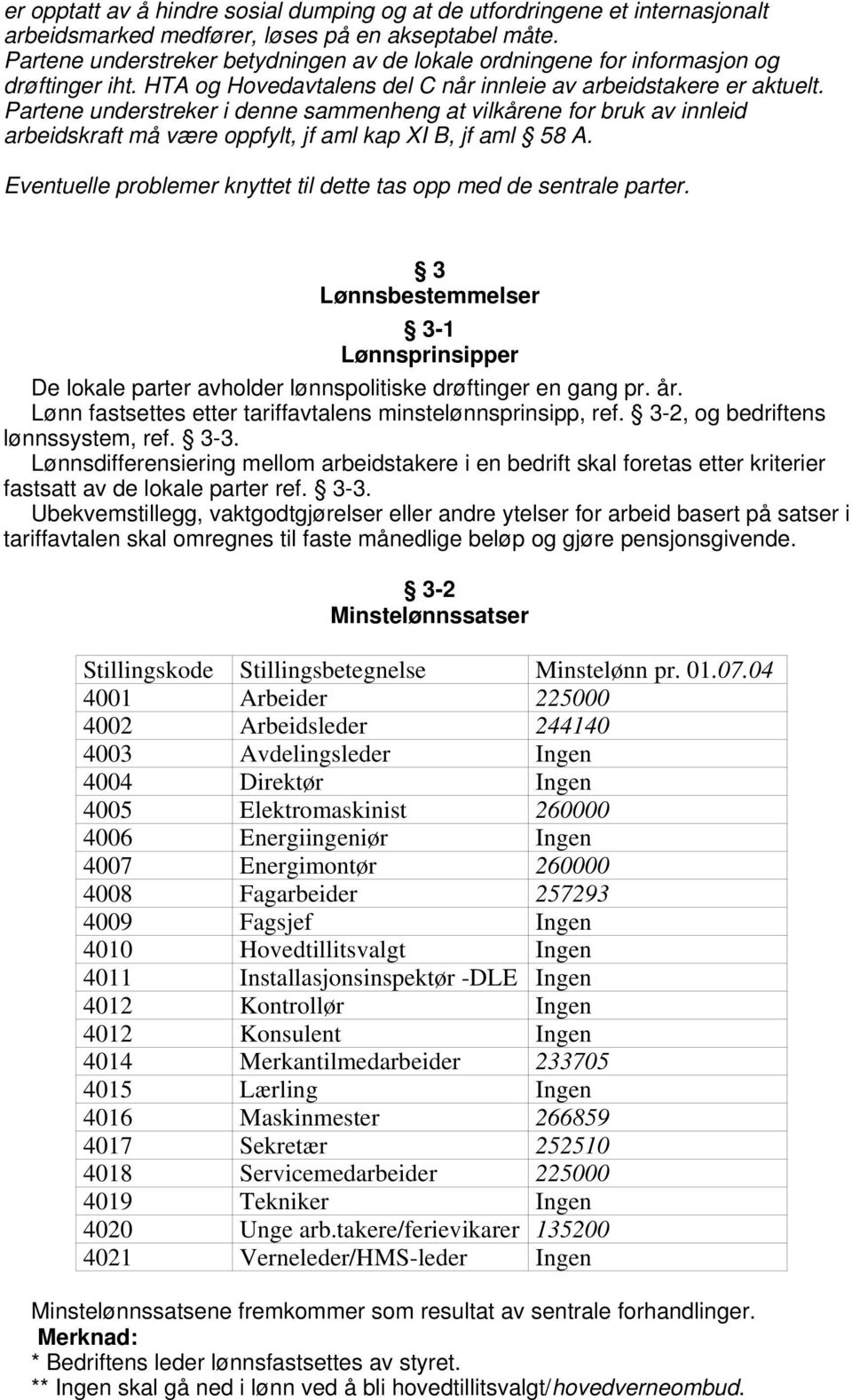 Partene understreker i denne sammenheng at vilkårene for bruk av innleid arbeidskraft må være oppfylt, jf aml kap XI B, jf aml 58 A.