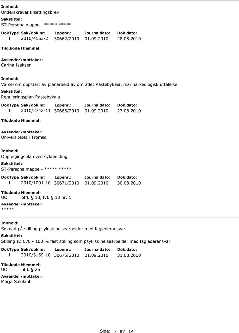 Rastebykaia 2010/2742-11 30666/2010 27.08.