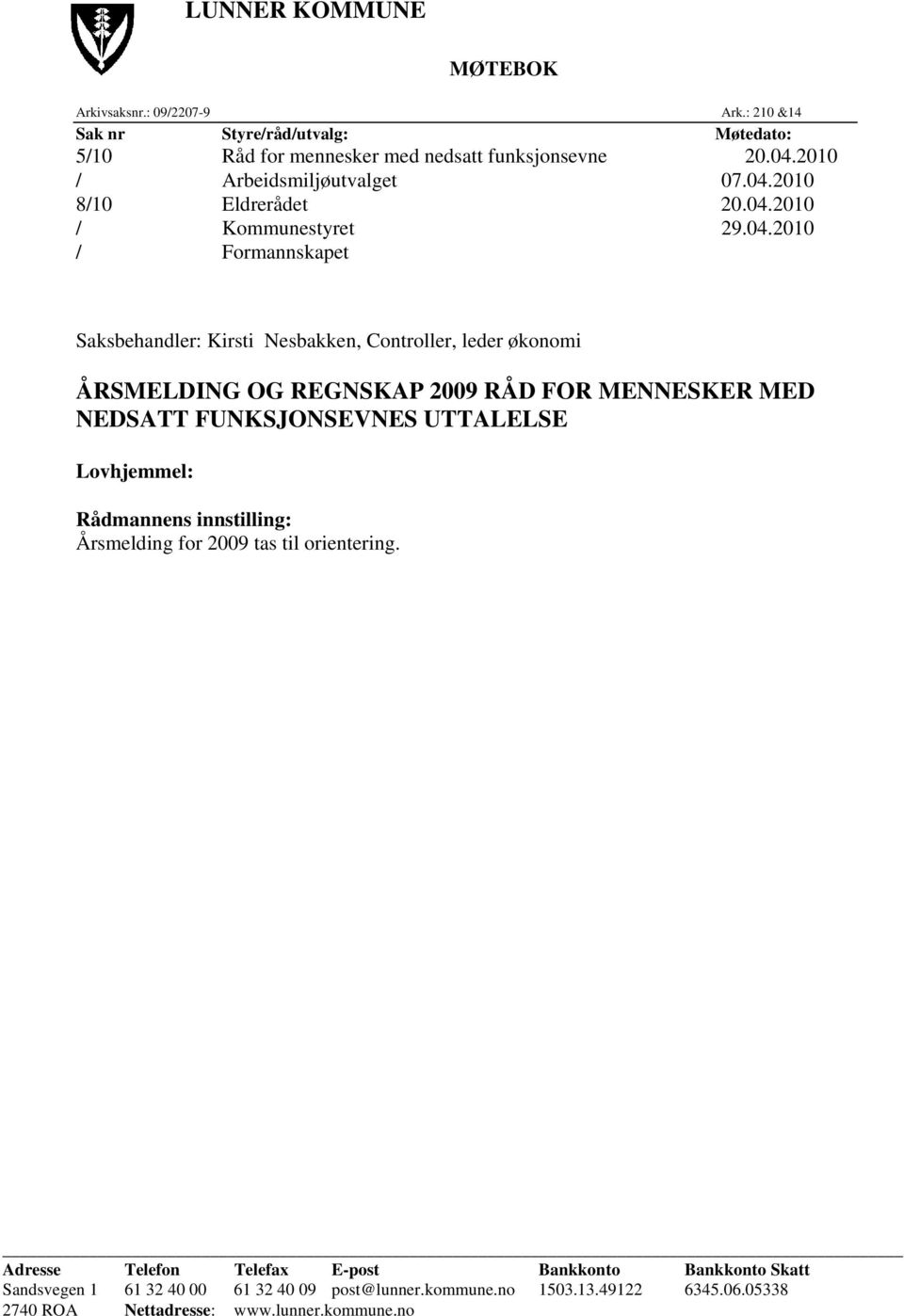 2010 8/10 Eldrerådet 20.04.