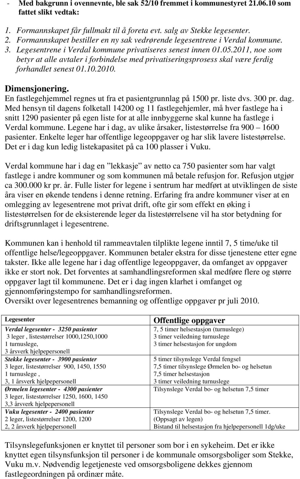 Dimensjonering. En fastlegehjemmel regnes ut fra et pasientgrunnlag på 1500 pr. liste dvs. 300 pr. dag.