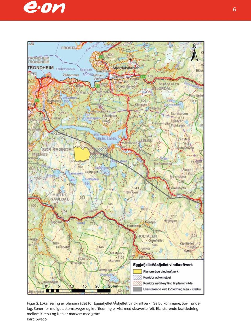 vindkraftverk i Selbu kommune, Sør-Trøndelag.