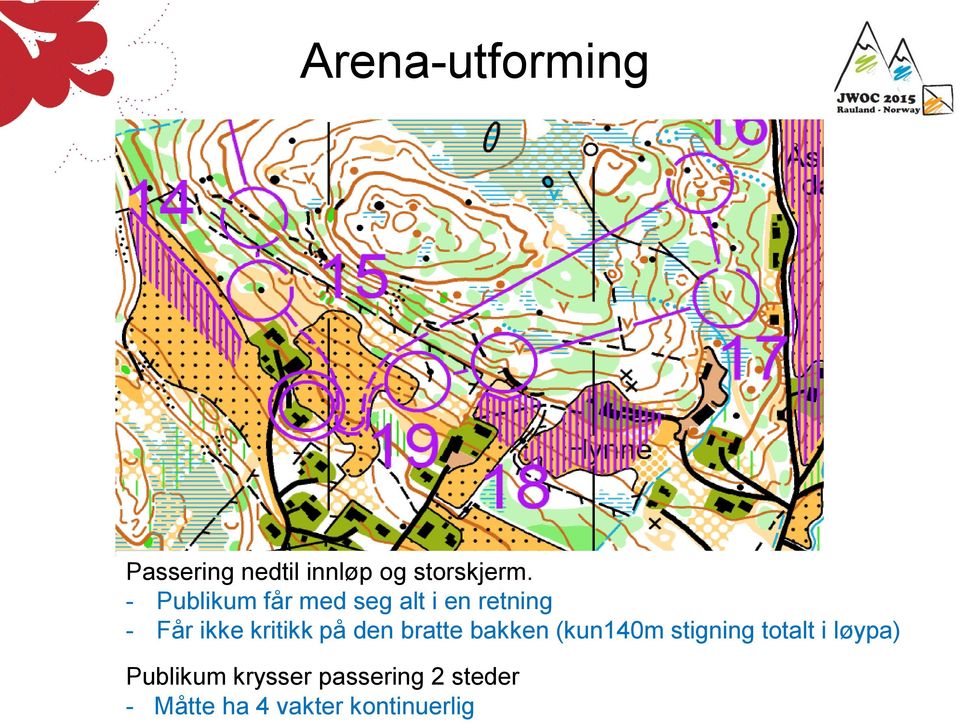 på den bratte bakken (kun140m stigning totalt i løypa)