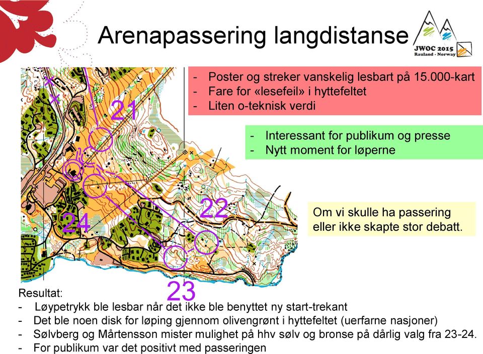 skulle ha passering eller ikke skapte stor debatt.