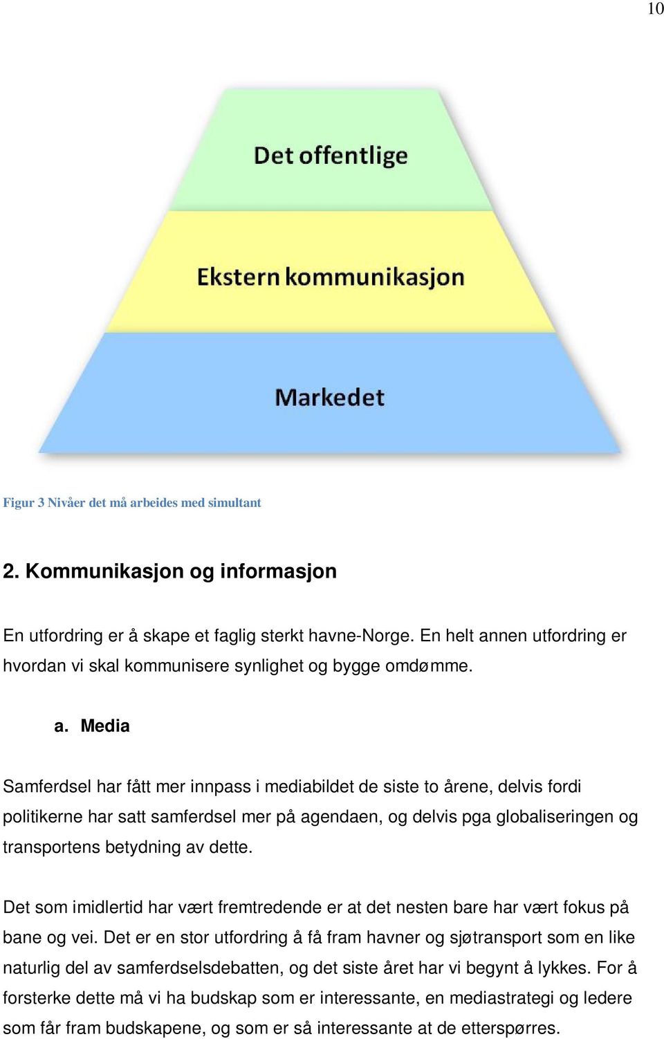 nen utfordring er hvordan vi skal kommunisere synlighet og bygge omdømme. a.