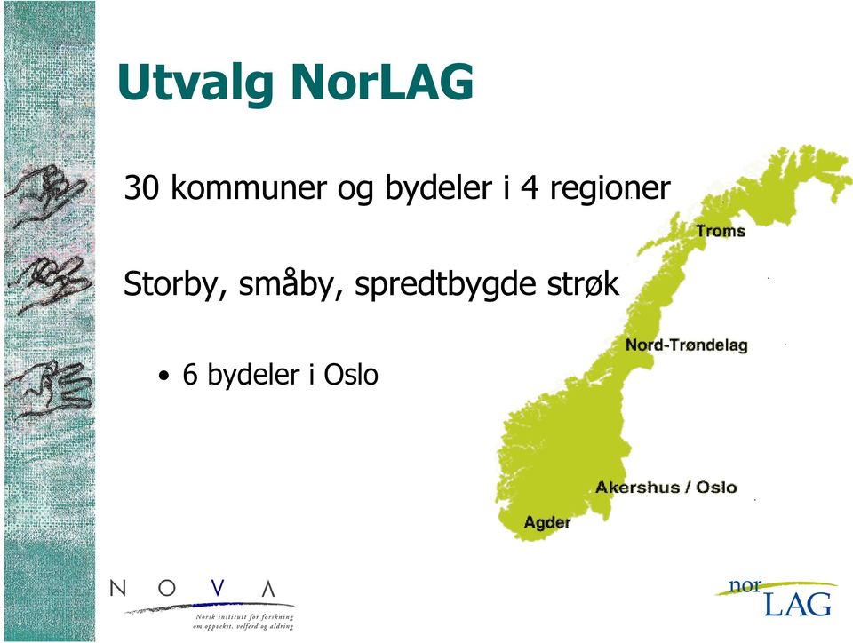 regioner Storby, småby,