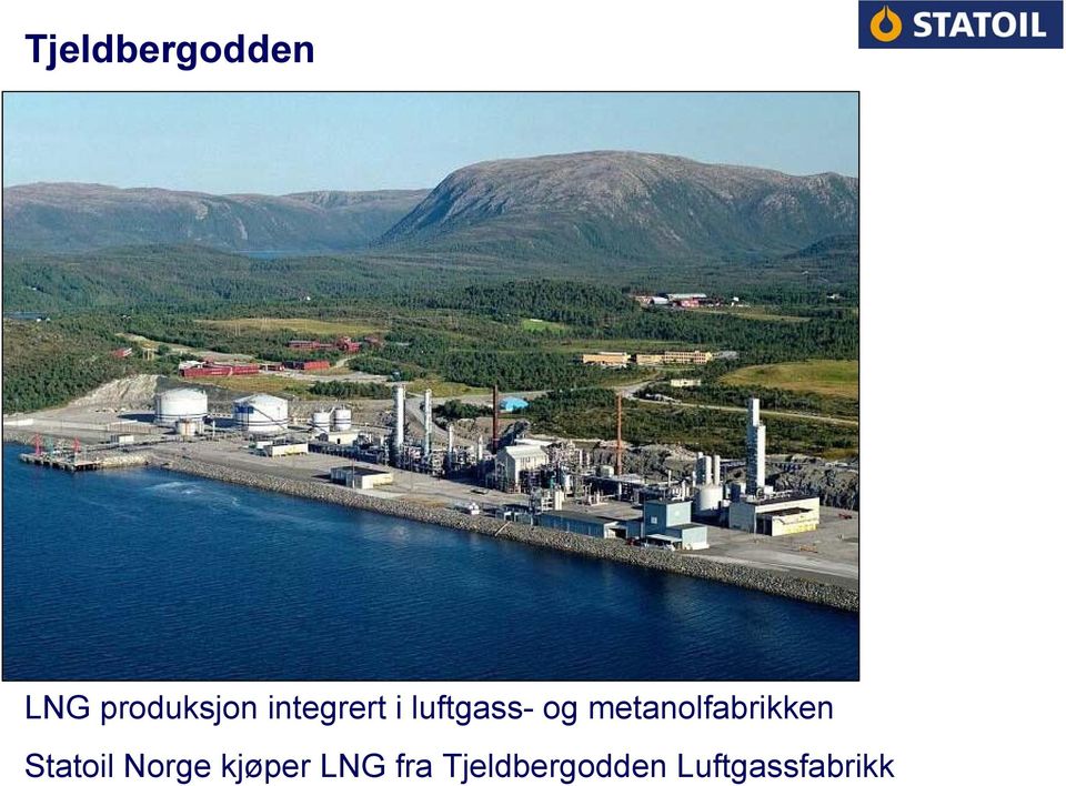 metanolfabrikken Statoil Norge