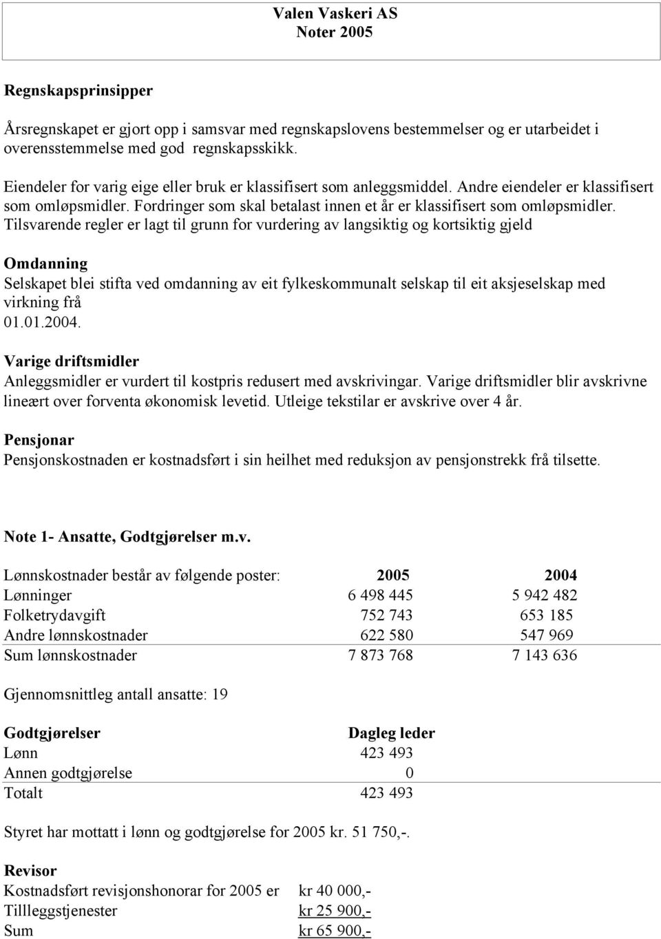 Tilsvarende regler er lagt til grunn for vurdering av langsiktig og kortsiktig gjeld Omdanning Selskapet blei stifta ved omdanning av eit fylkeskommunalt selskap til eit aksjeselskap med virkning frå