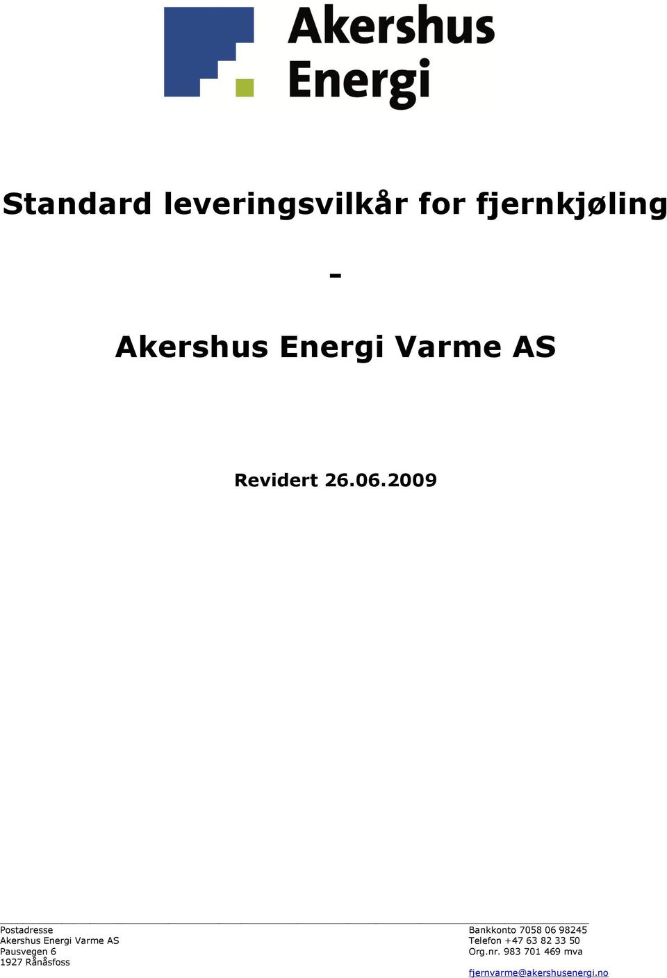 fjernkjøling -