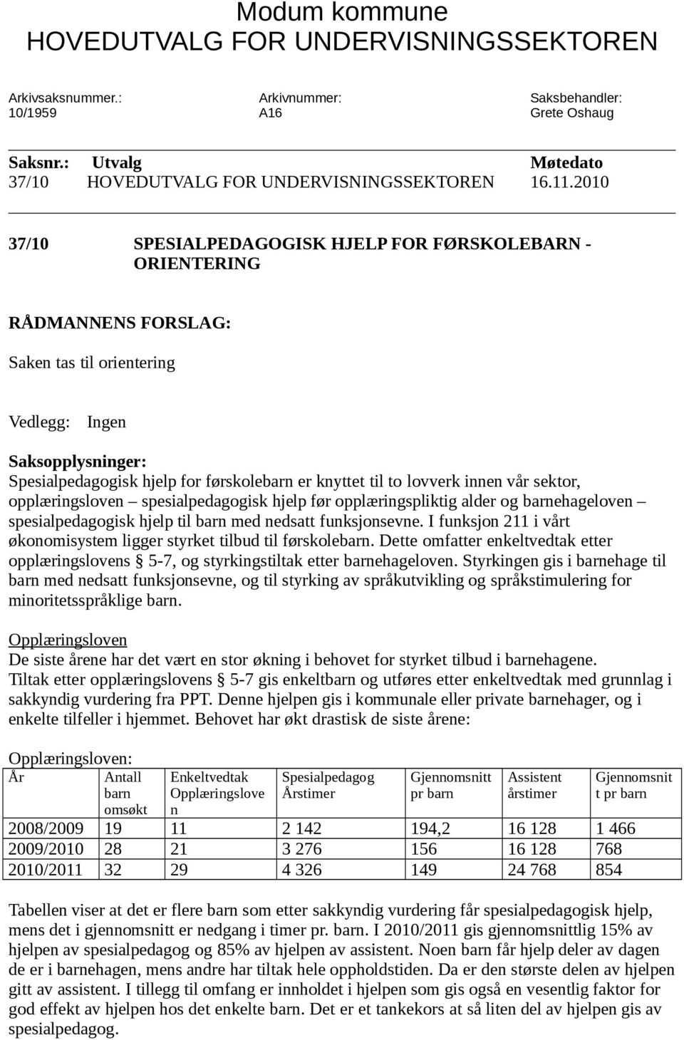 til to lovverk innen vår sektor, opplæringsloven spesialpedagogisk hjelp før opplæringspliktig alder og barnehageloven spesialpedagogisk hjelp til barn med nedsatt funksjonsevne.