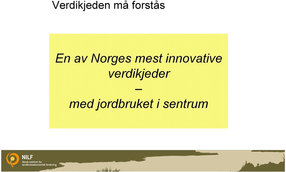 Norges mest innovative
