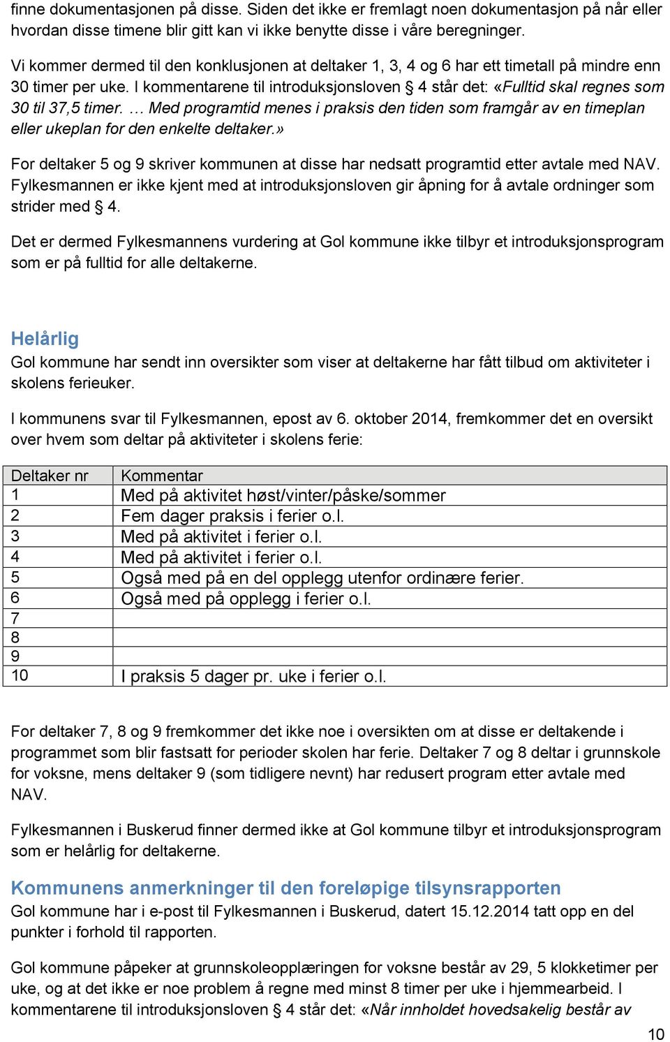 I kommentarene til introduksjonsloven 4 står det: «Fulltid skal regnes som 30 til 37,5 timer.