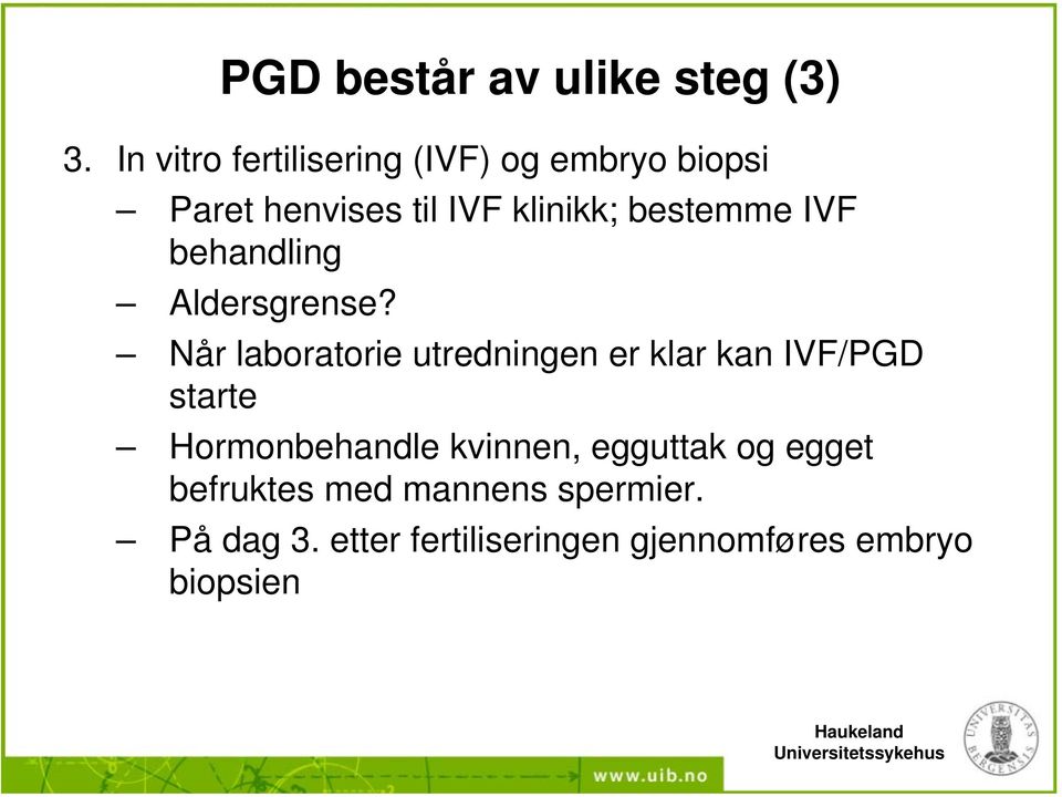 bestemme IVF behandling Aldersgrense?