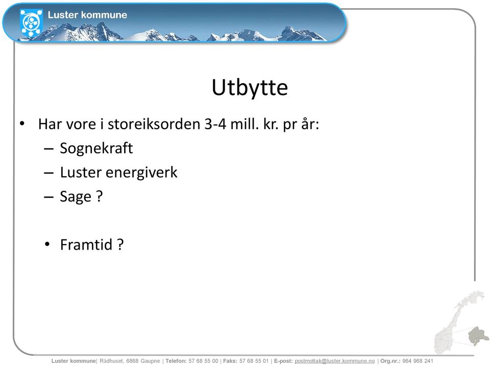 kr. pr år: Sognekraft