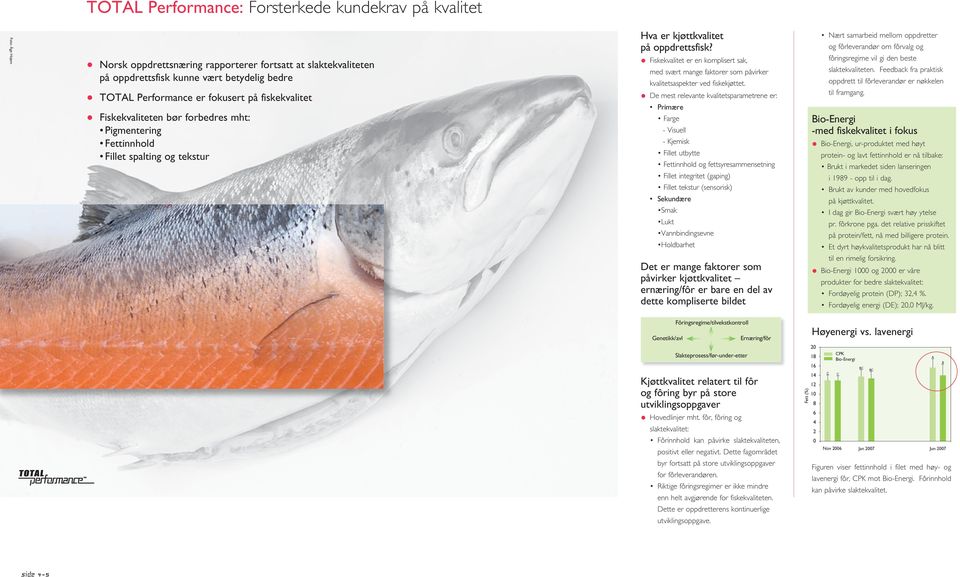 Fiskekvalitet er en komplisert sak, med svært mange faktorer som påvirker kvalitetsaspekter ved fiskekjøttet.