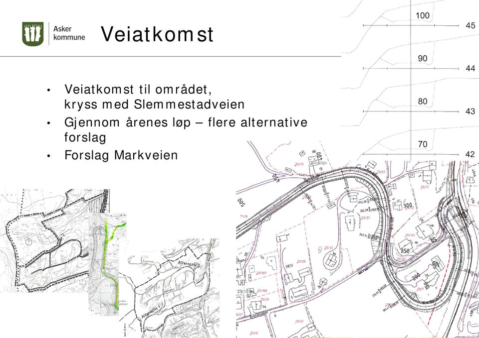 Slemmestadveien Gjennom årenes