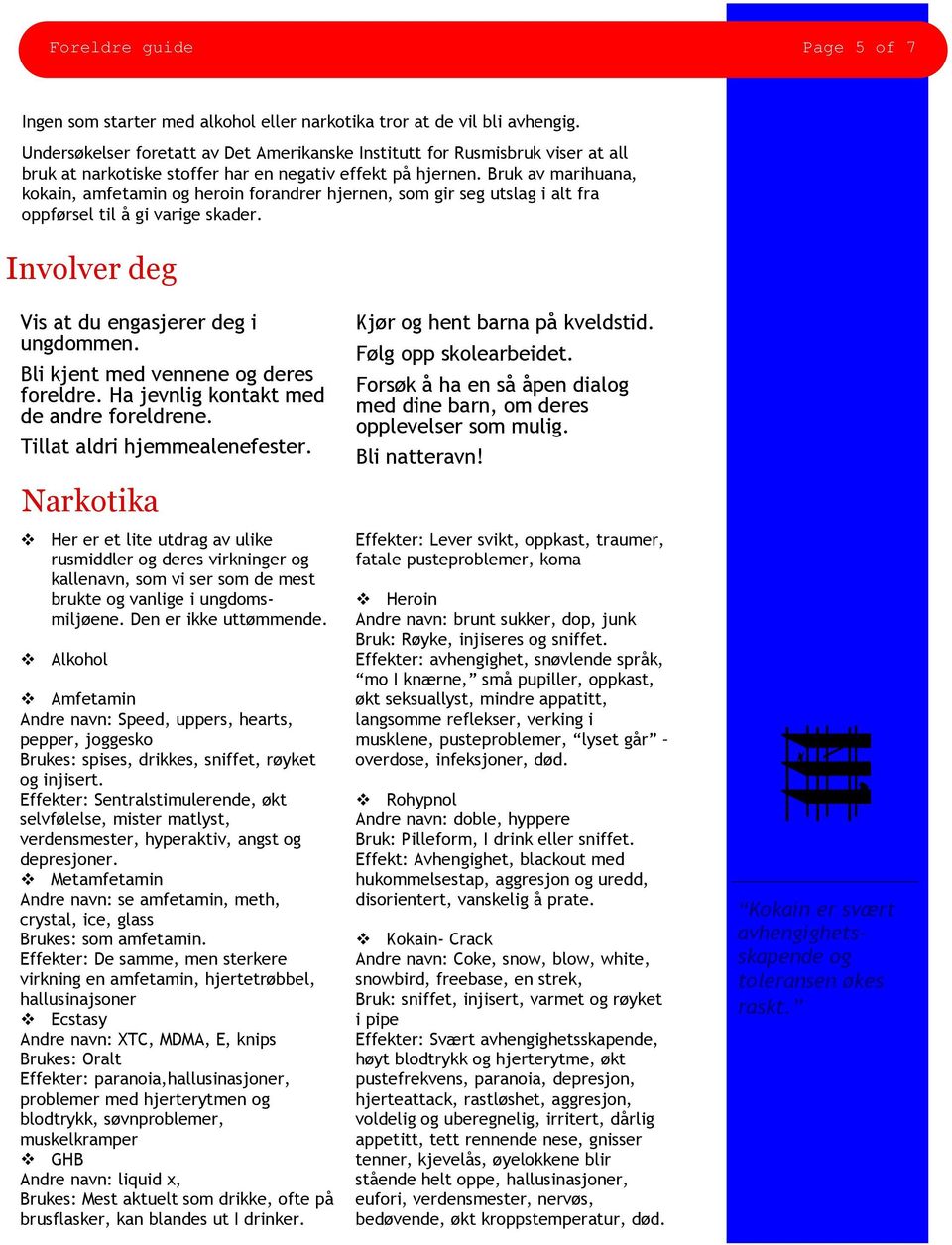 Foreldre guide. Manglerud politistasjon/ Et godt utgangspunkt - PDF Gratis  nedlasting