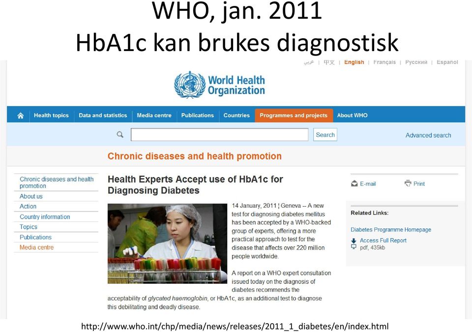 diagnostisk http://www.who.