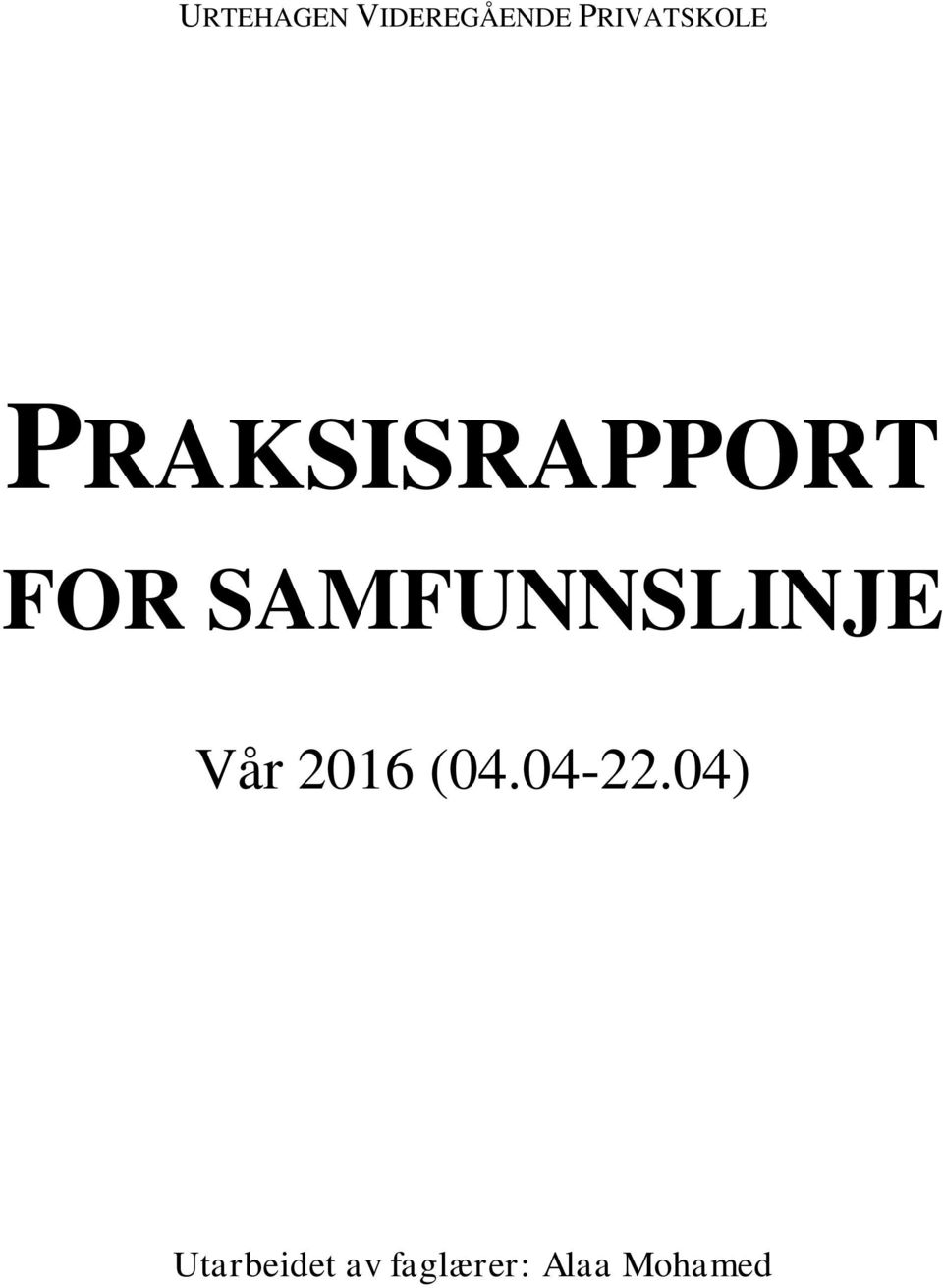 SAMFUNNSLINJE Vår 2016 (04.