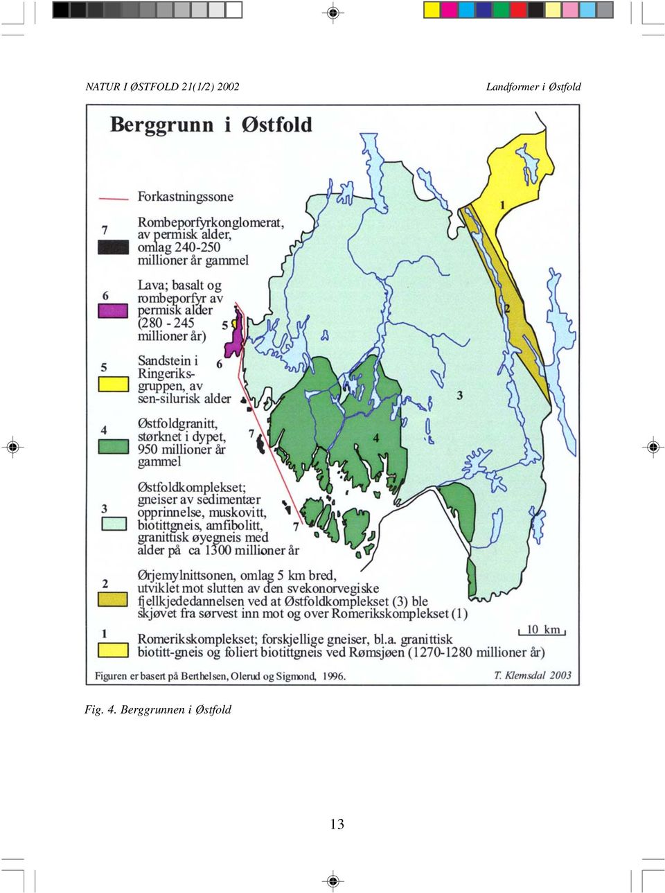 Landformer i Østfold