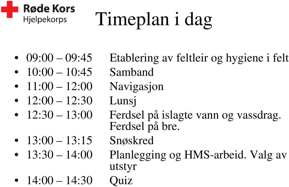 hygiene i felt Samband Navigasjon Lunsj Ferdsel på islagte vann og