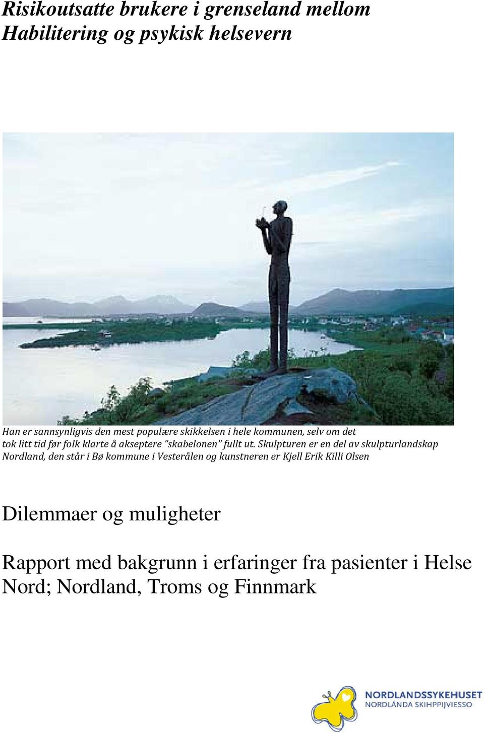 Skulpturen er en del av skulpturlandskap Nordland, den står i Bø kommune i Vesterålen og kunstneren er Kjell Erik
