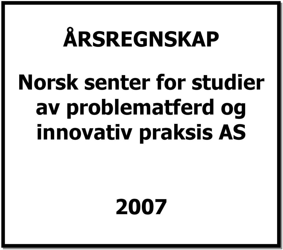 av problematferd og