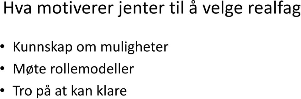 om muligheter Møte