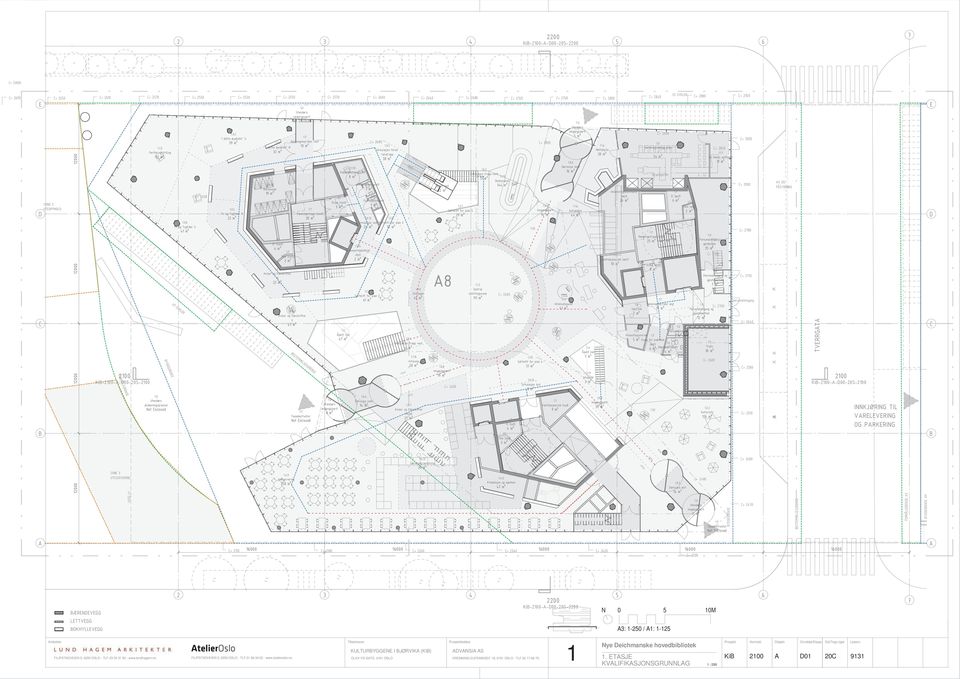 . viser og tidsskrifter S Rømningstrapp (vest) 28 m² STMMLSSGRNS + 20 + 200 1.0. Sirkulasjon foran rulletrapp 8 m² 1.1.10 Publikumstoalett H 8 m² 1.1.11 Publikumstoalett 1 m² 1.1.12 Publikumstoalett Sluse (vest) 1 m² 1.