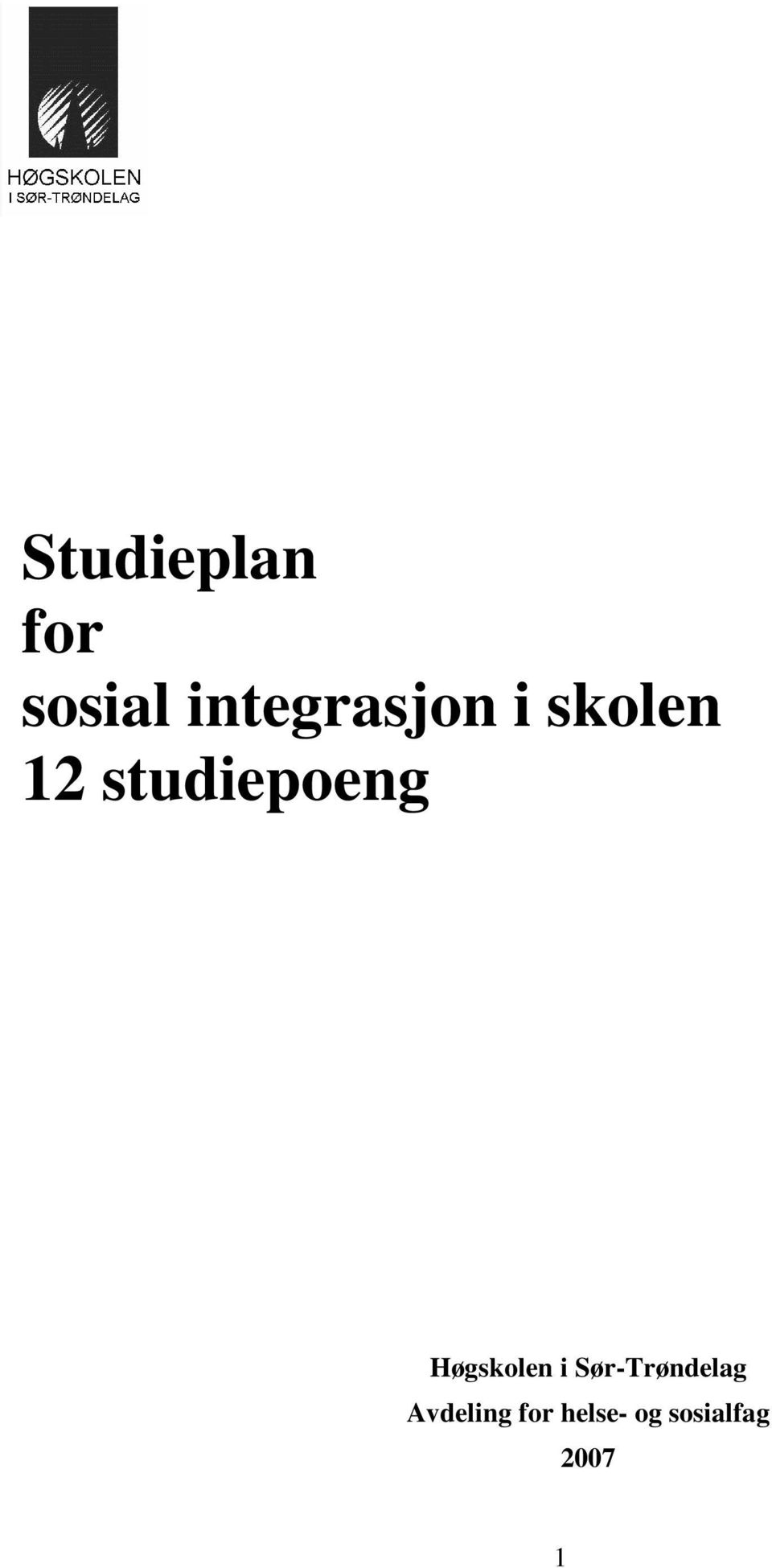 studiepoeng Høgskolen i