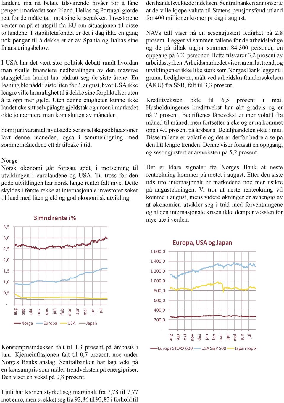 I USA har det vært stor politisk debatt rundt hvordan man skulle finansiere nedbetalingen av den massive statsgjelden landet har pådratt seg de siste årene. En løsning ble nådd i siste liten før 2.