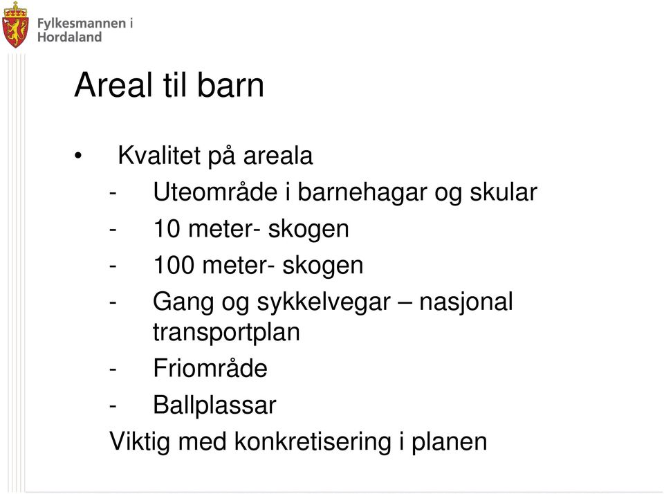 skogen - Gang og sykkelvegar nasjonal transportplan -